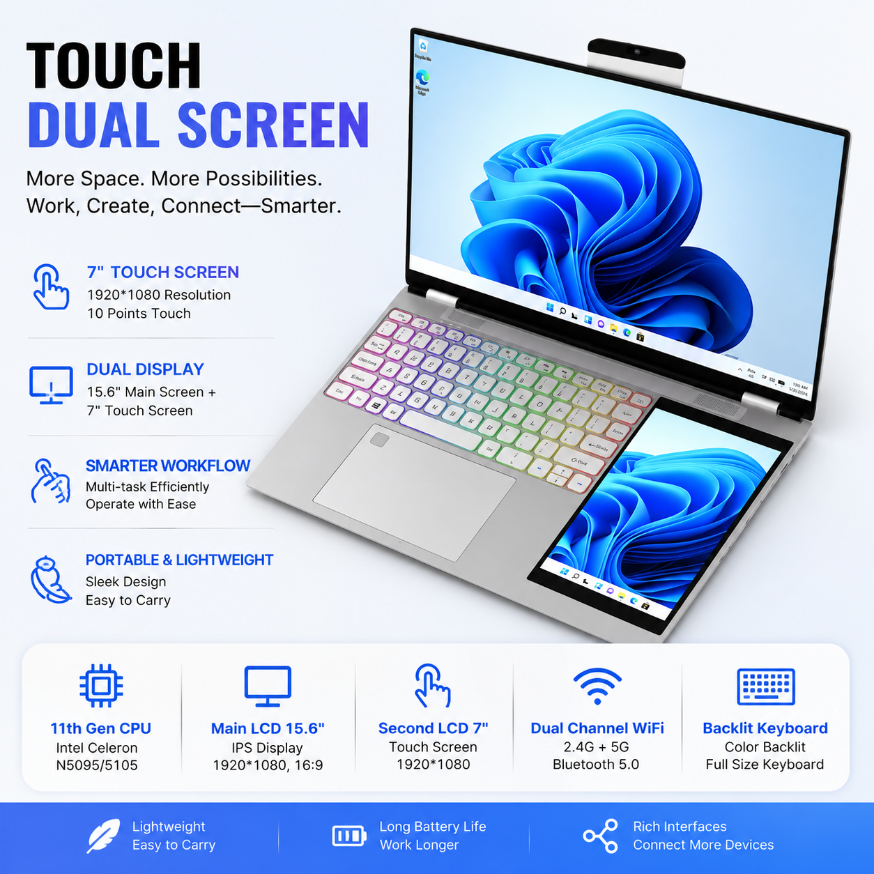 Laptop 3D view